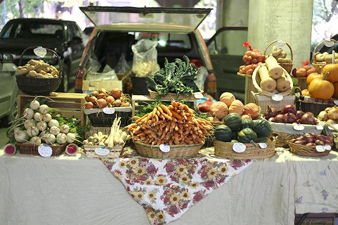 The Iowa City Farmers Market on Oct, 28 had a very large variety of vegetables, fruits, and deserts. The Market ended Oct 31, and the Winter market will start on Nov, 8. (The Daily Iowan/Glenn Sonnie Wooden)