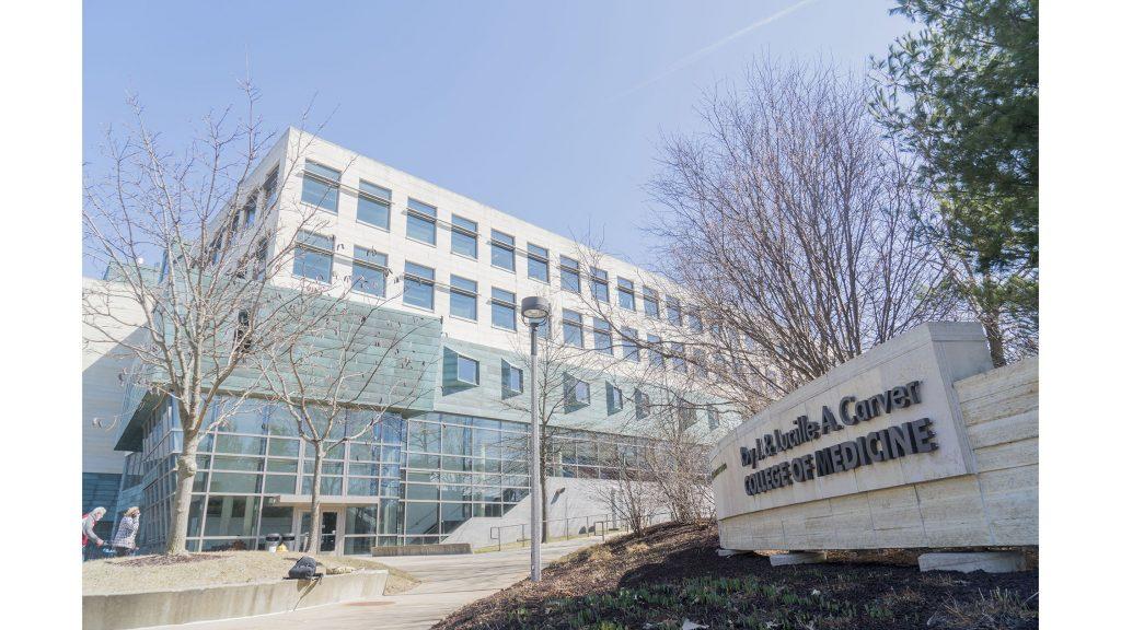 The Carver College of Medicine is pictured on April 4, 2018.  