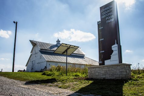 The Johnson County Poor House is seen on Sept. 16, 2018. This historical landmark used to house inmates in the 1800s. 