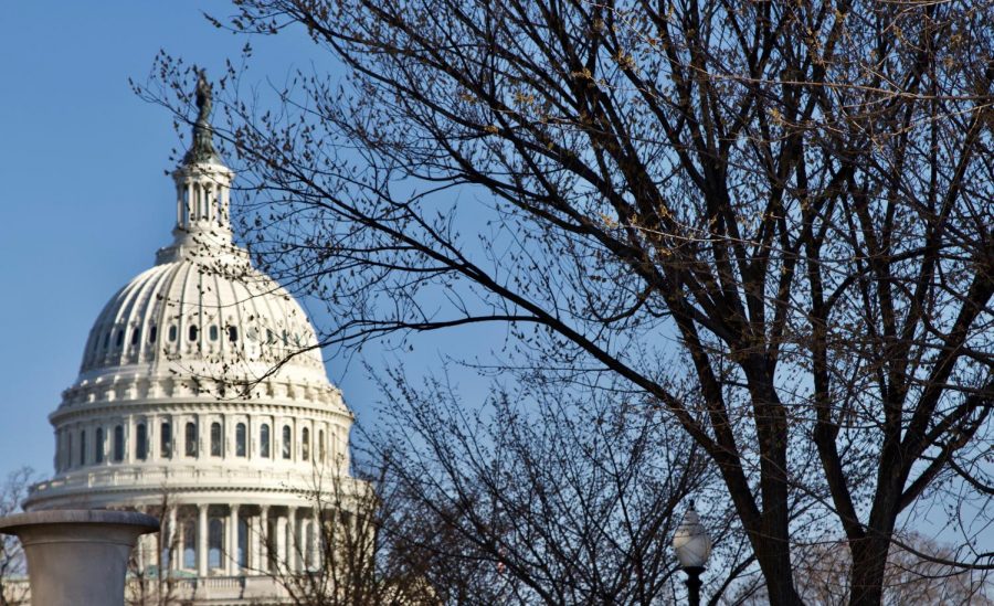 The U.S. Capitol is seen on March 13, 2018.