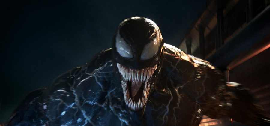 "Venom" features a character whose visual appeal made him a hit at Marvel Comics in the 1990s, and continues to this day. (Sony Pictures)