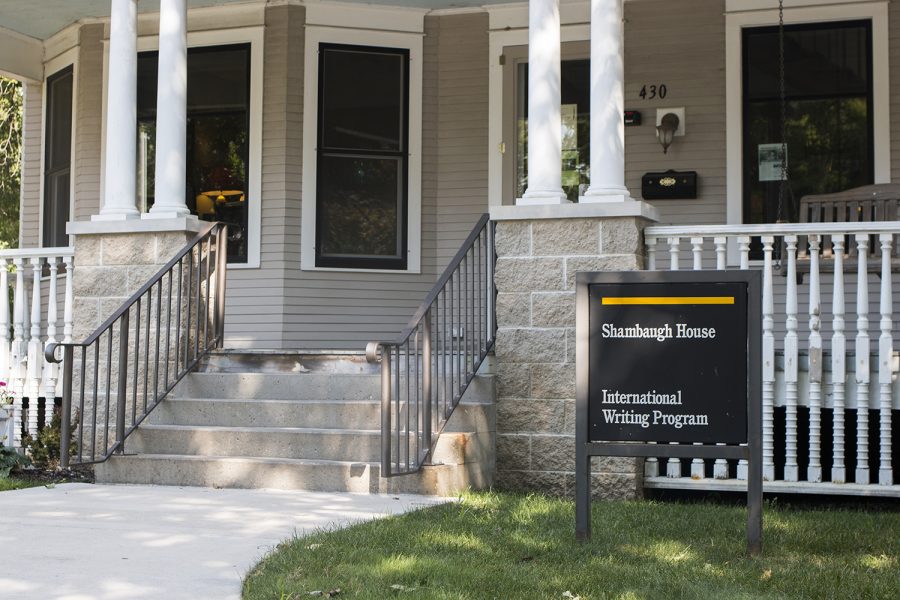 The Shambaugh House on Clinton Street on Tuesday, Aug. 29, 2017. Merrill is the author of an award winning series of poems. The house is the home to the International Writing Program.