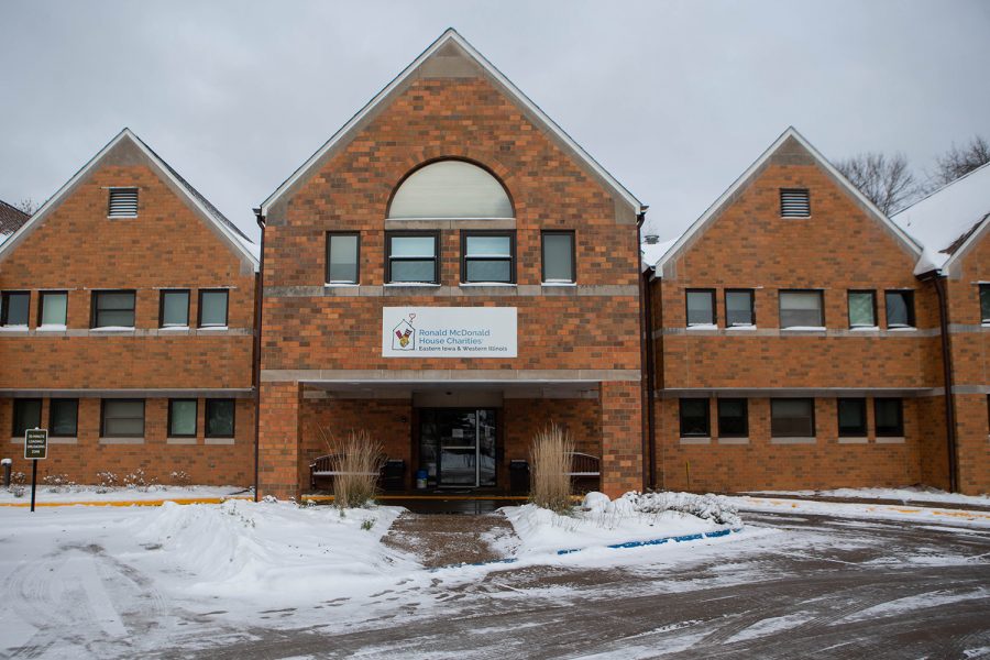 The Iowa City Ronald McDonald House is seen on Monday, November 11, 2019. The Iowa City Ronald McDonald House, which is one of more than 360 locations in the U.S., received a $350,000 donation from the Gerdin family for their latest initiatives. 