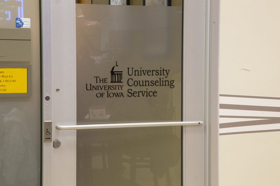 The University of Iowa University Counseling Service is seen on October 17, 2019.  (Raquele Decker/The Daily Iowan)