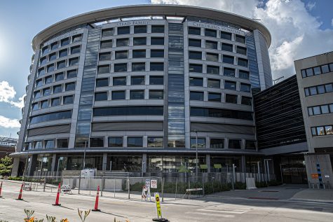 The Stead Family Children's Hospital is seen on Tuesday, June 23, 2020. (Tate Hildyard/The Daily Iowan)