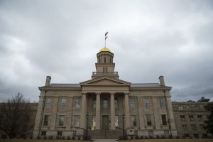 The Old Capitol is seen on Thursday, March 12, 2020.