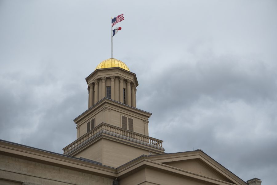 The Old Capitol is seen on Thursday, March 12, 2020.