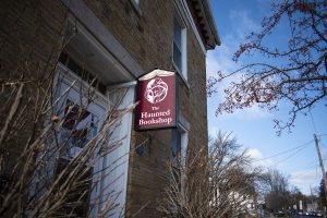 The Haunted Bookshop in Iowa City is seen on Monday, Nov. 30, 2020.