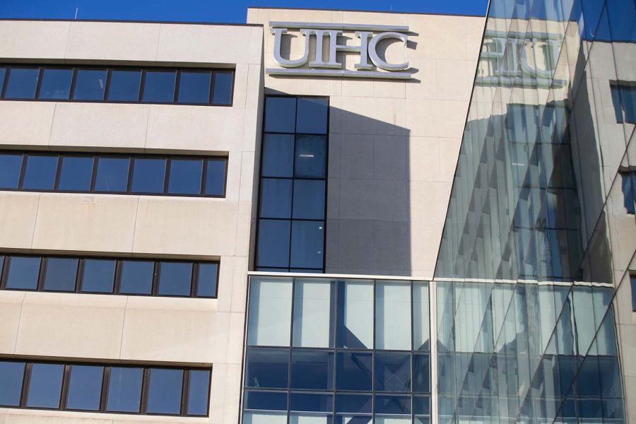 University of Iowa Hospitals and Clinics is seen on April 2, 2022.