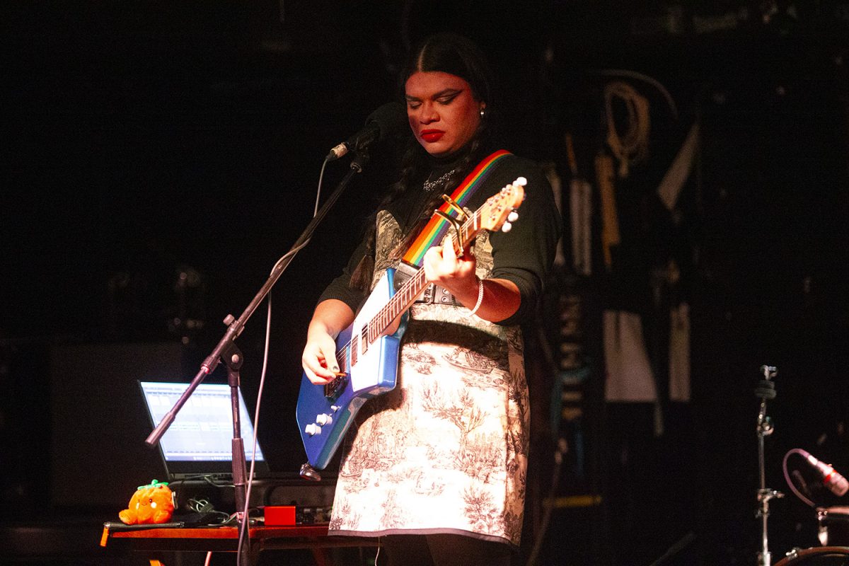 Early Girl performs at the Warlock Hour Festival 2 at Gabe’s in Iowa City Downtown on Saturday, Oct. 14, 2023. (Sahithi Shankaiahgari/The Daily Iowan)